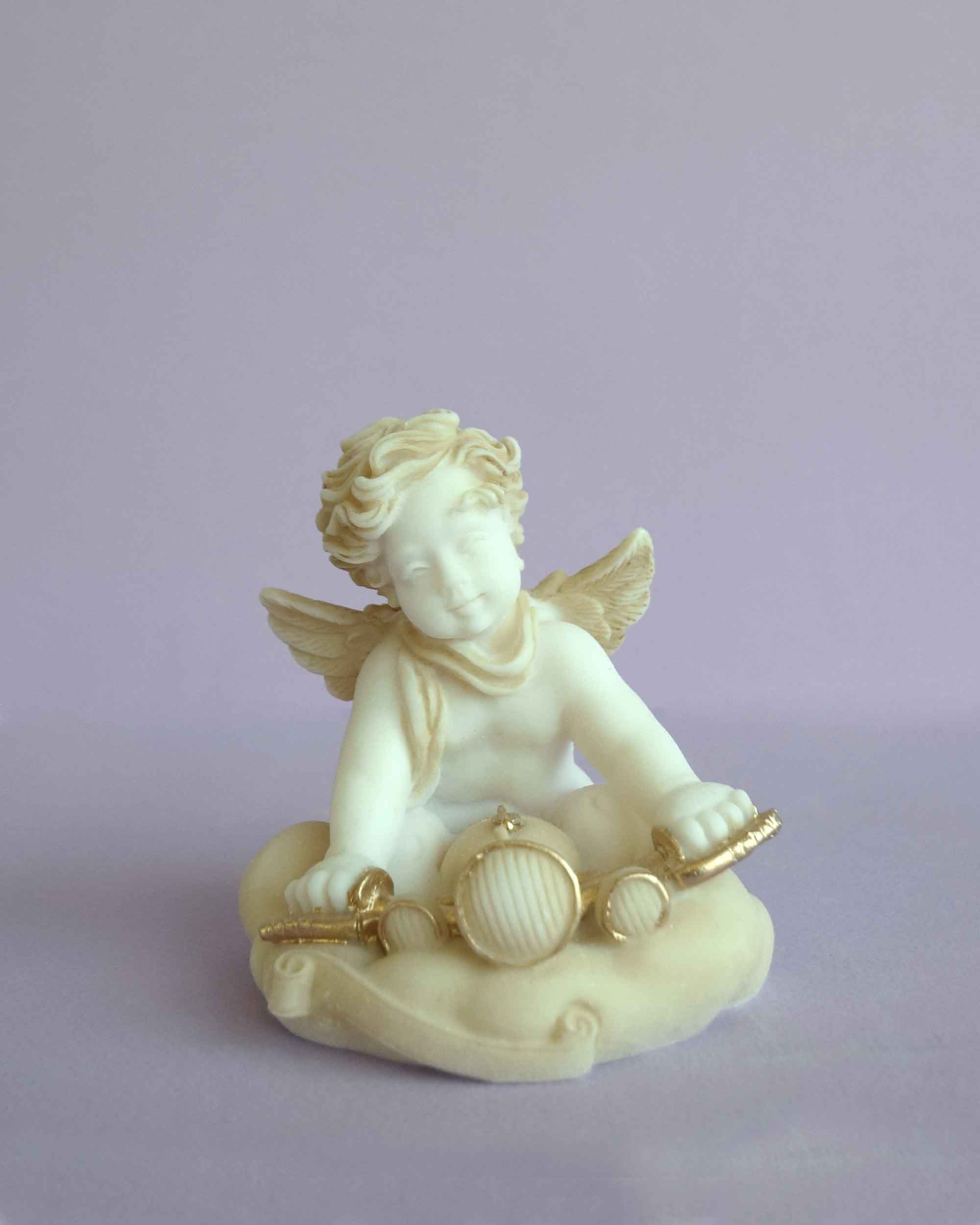 Angel riding the bike statue