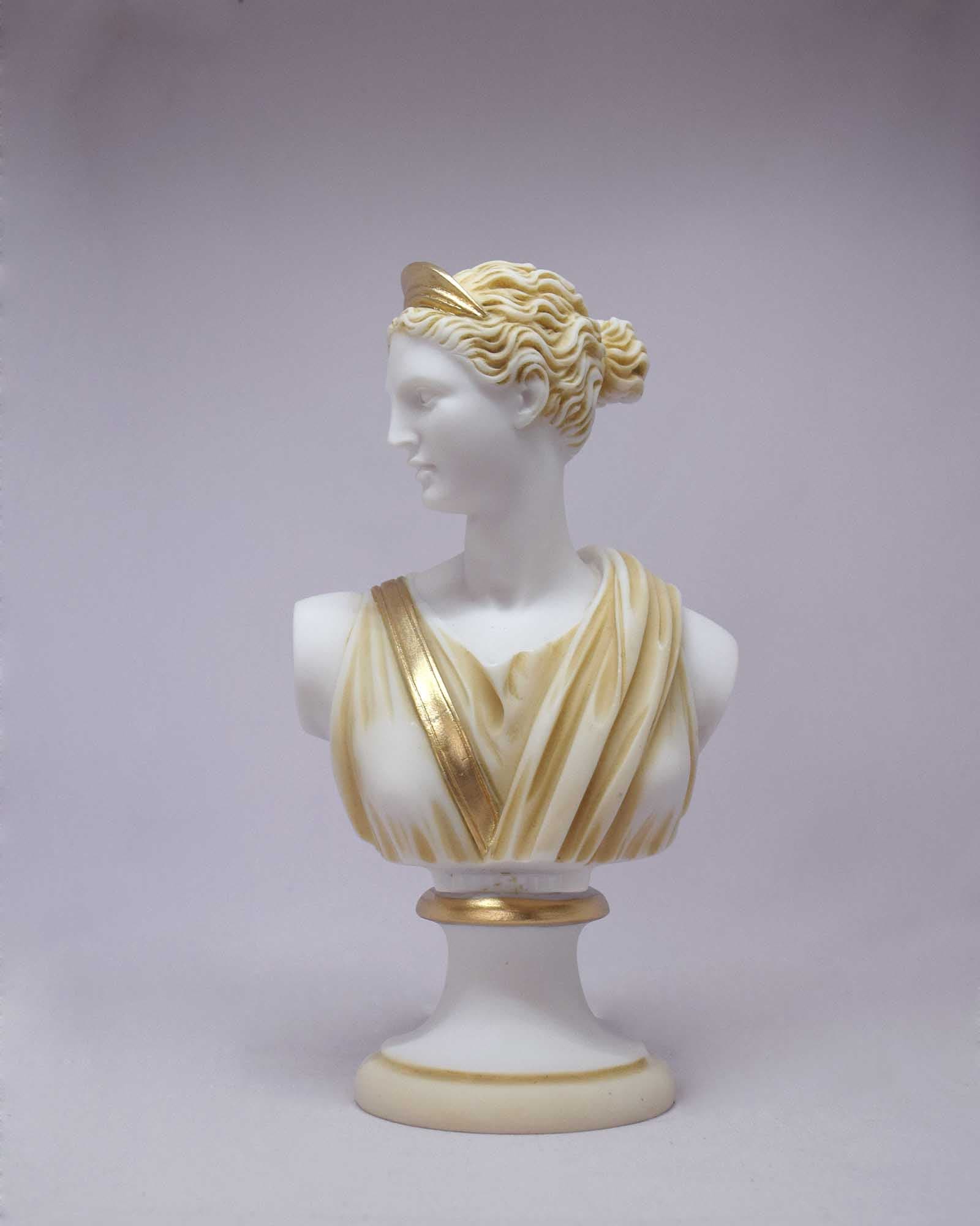 Artemis bust statue