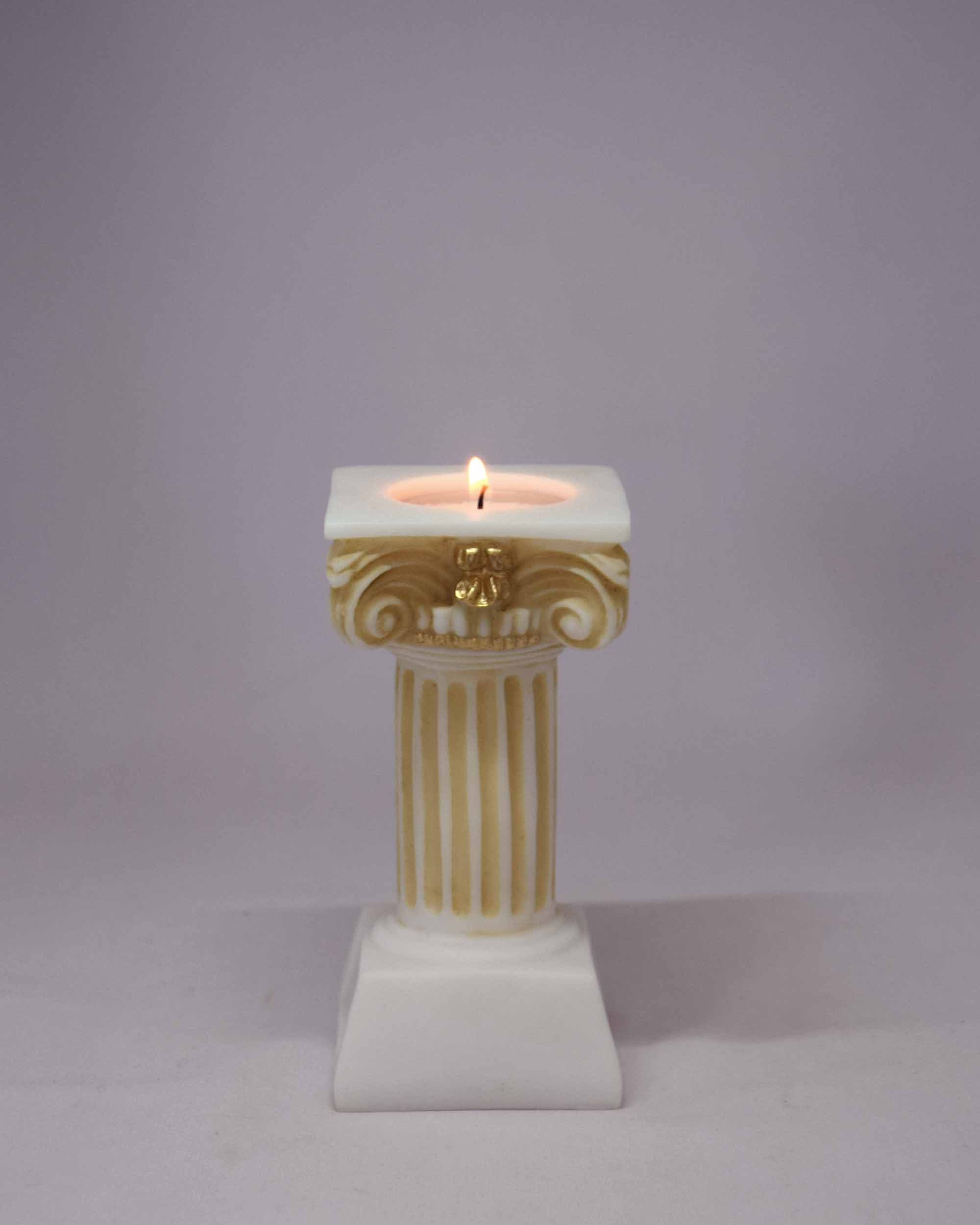 Candle case in Ionic order full height column