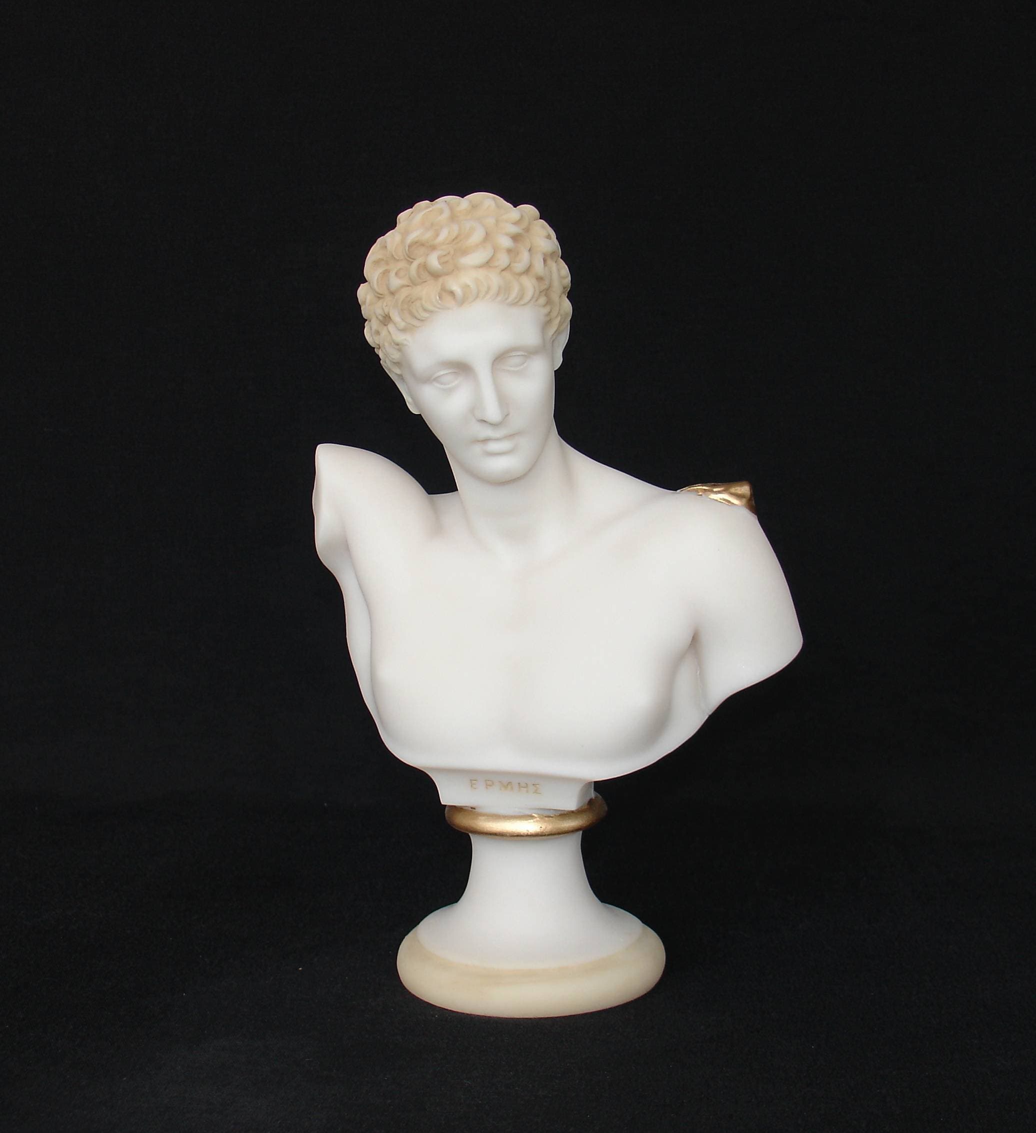 Hermes of Praxiteles bust statue
