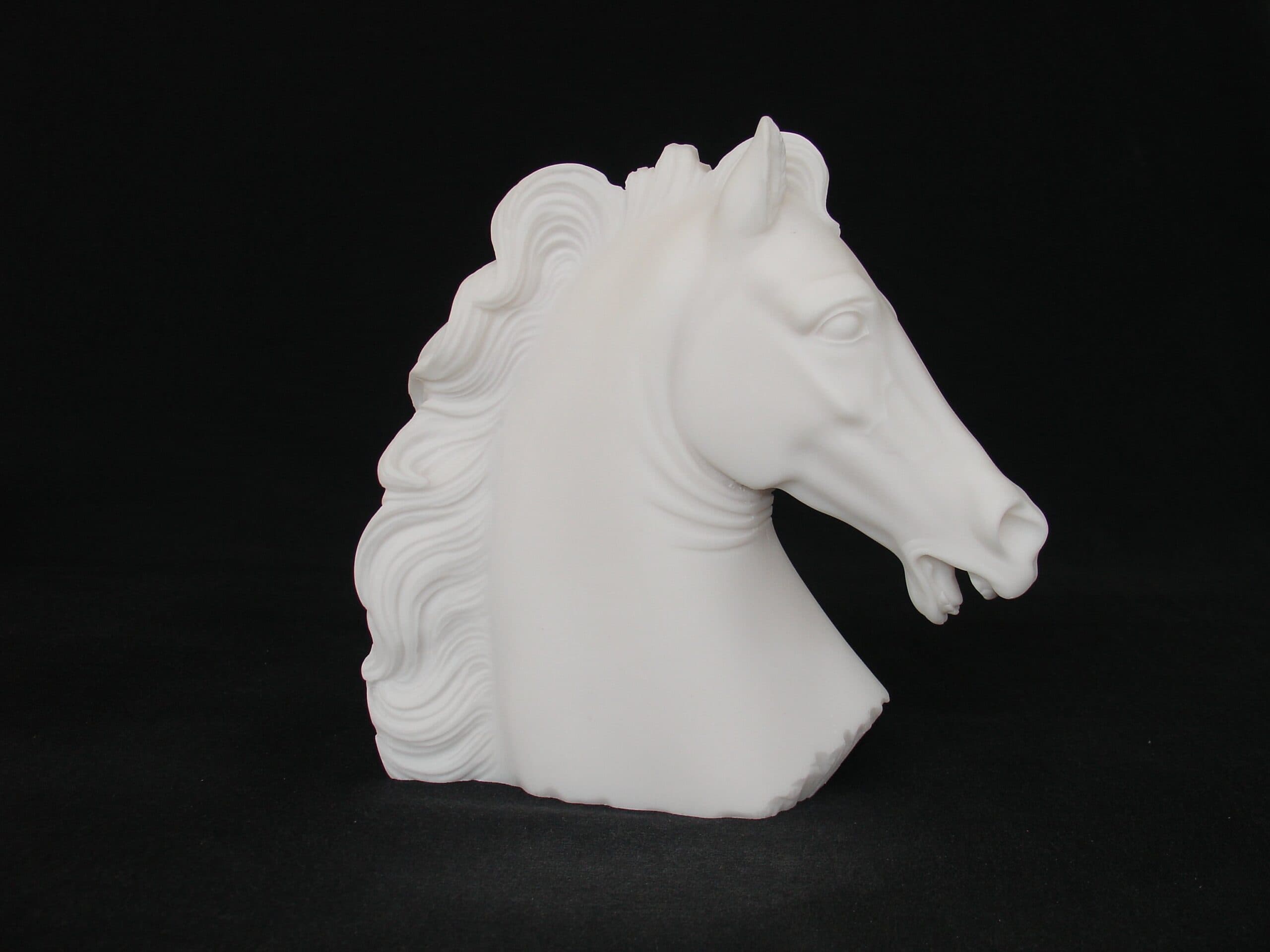 Horse statue bust