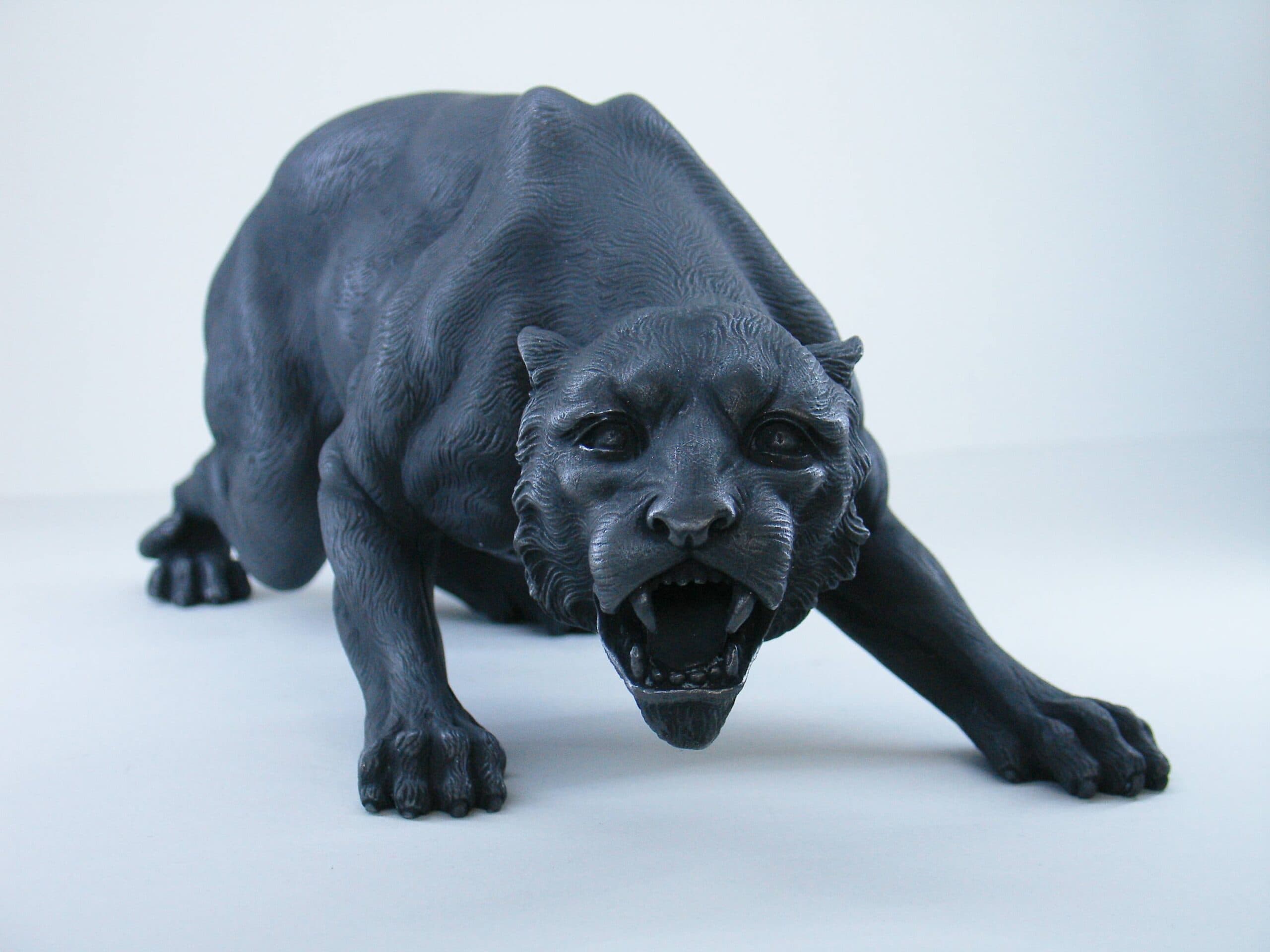 Jaguar statue that roars