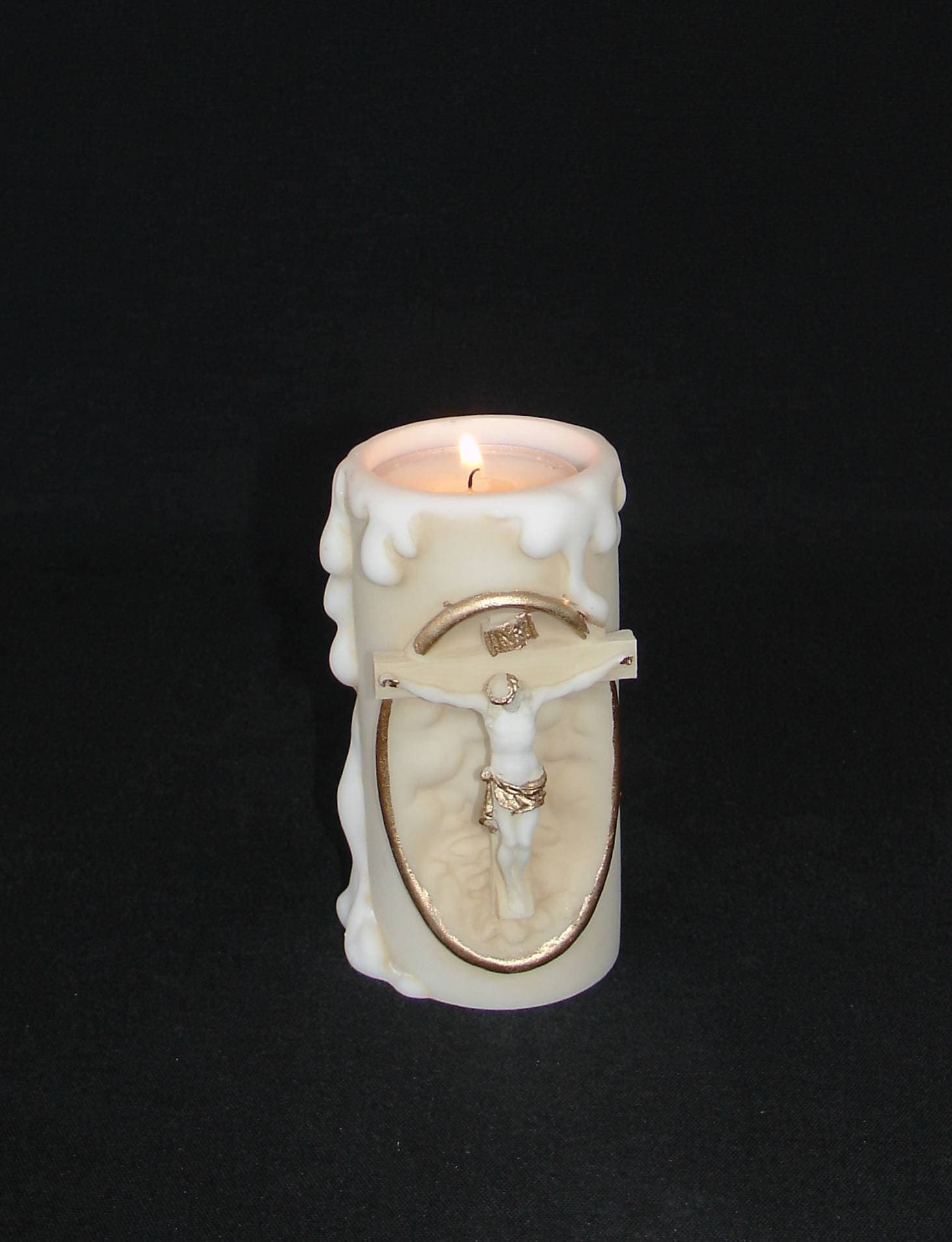 Jesus Crucifixion candle case