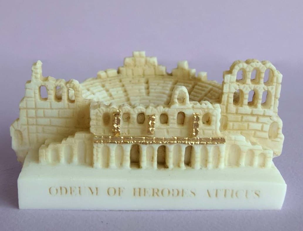 Odeon of Herodes Atticus statue