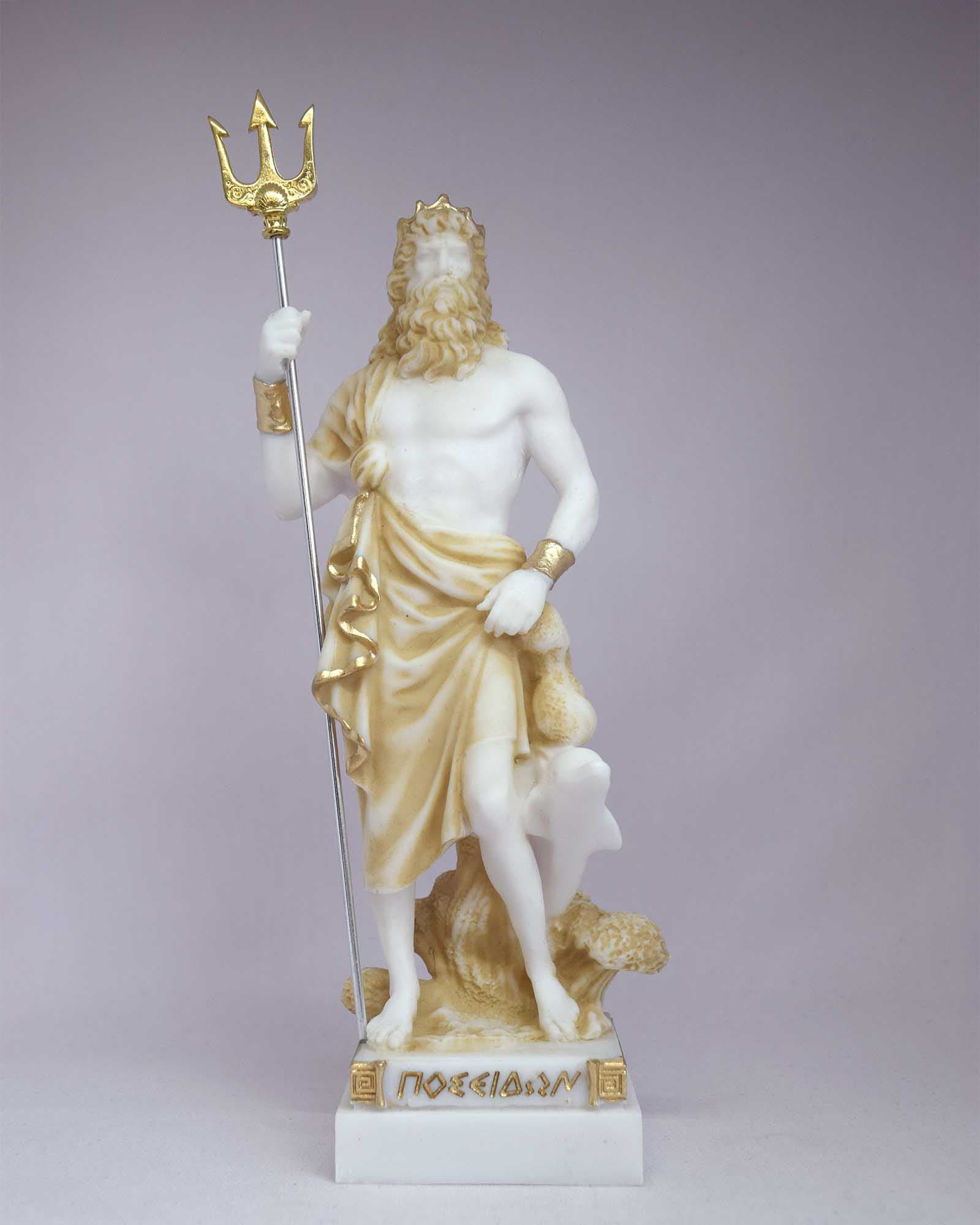 Poseidon statue Greek God