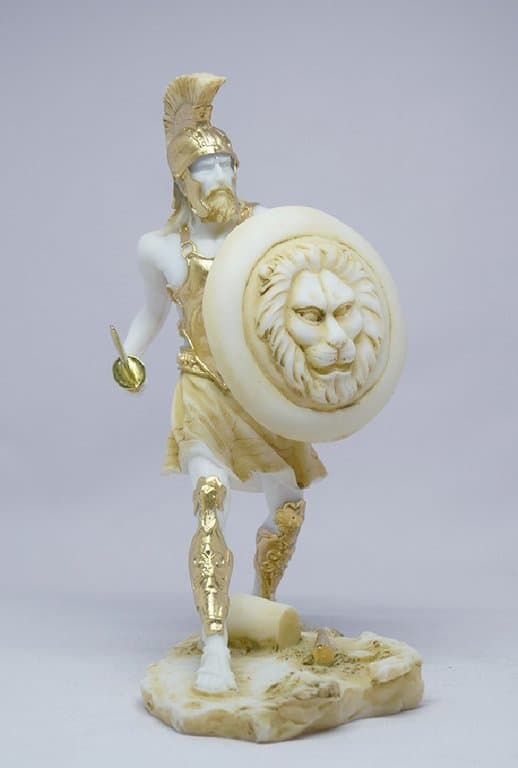 Spartan Warrior in defense