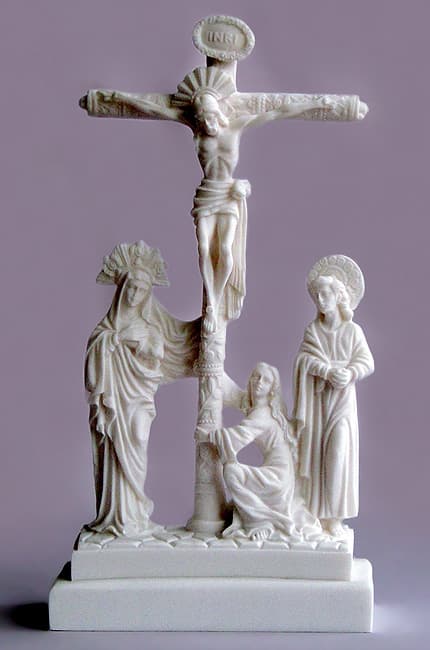 The Jesus Crucifixion statue