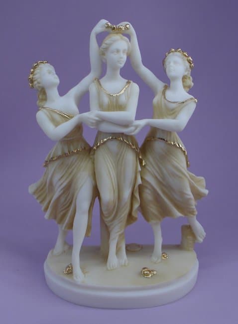 The two Graces crown the third