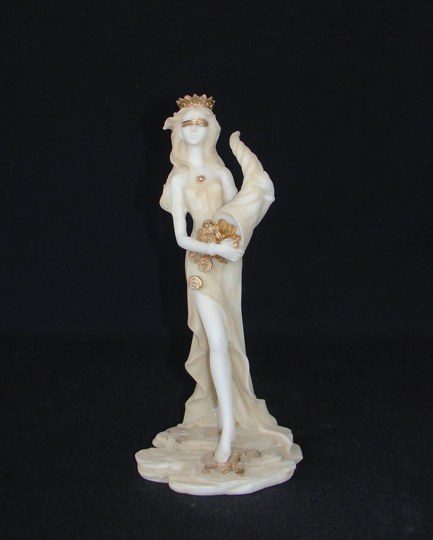 Tyche statue Goddess of Fortune
