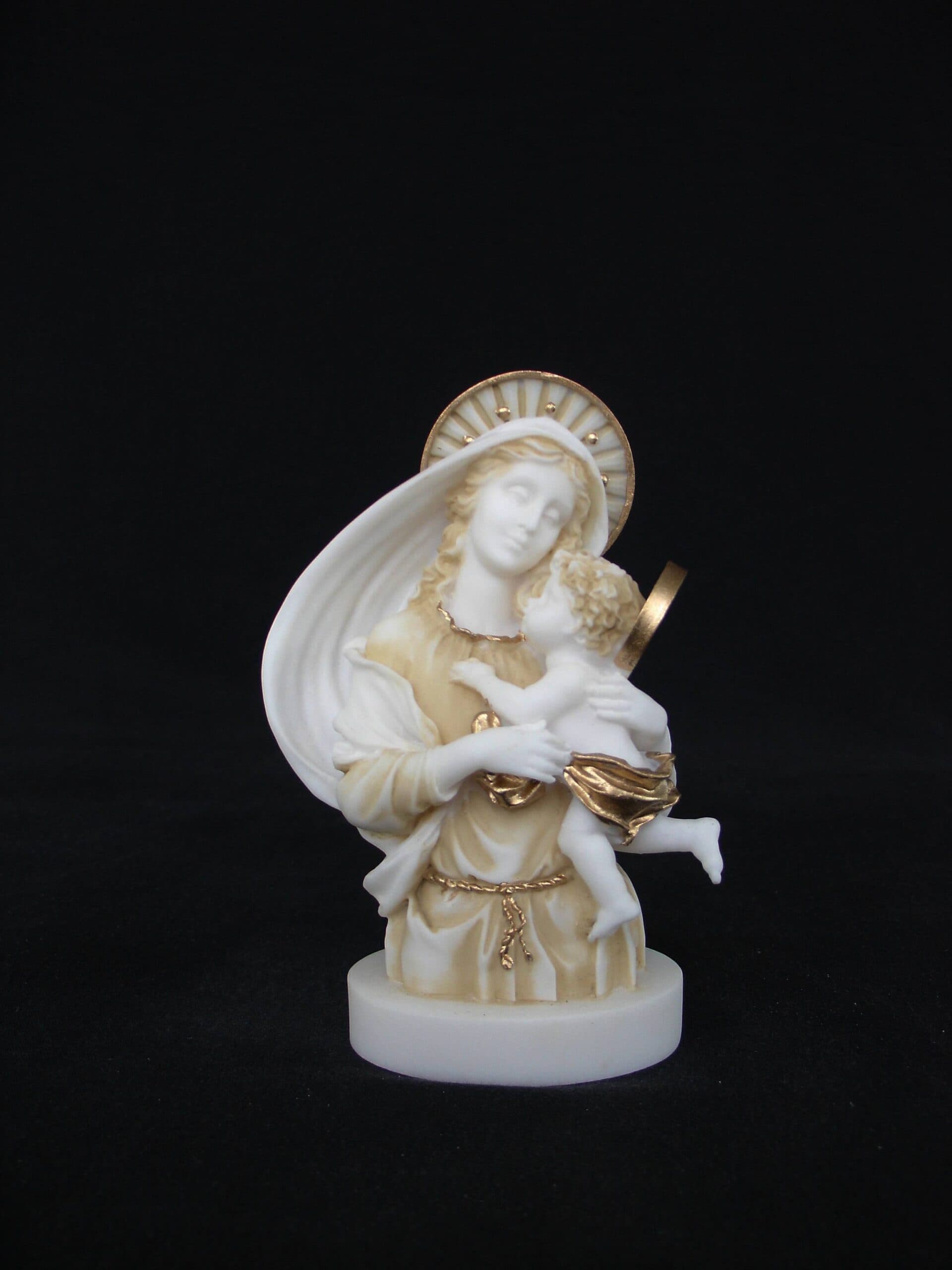 Virgin Mary baby Jesus statue