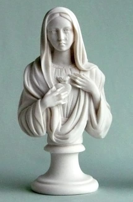 Virgin Mary crying statue