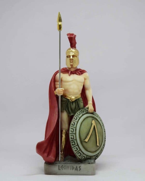 Leonidas Standing with Spear & Shield