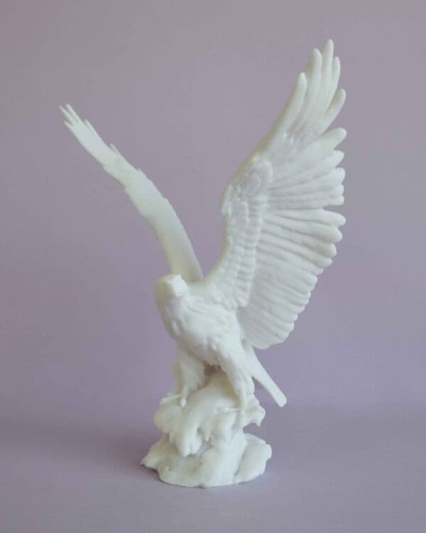 Eagle Statue, Landing