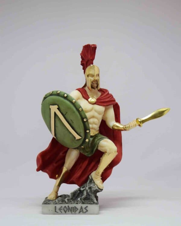Leonidas Running with Sword & Shield
