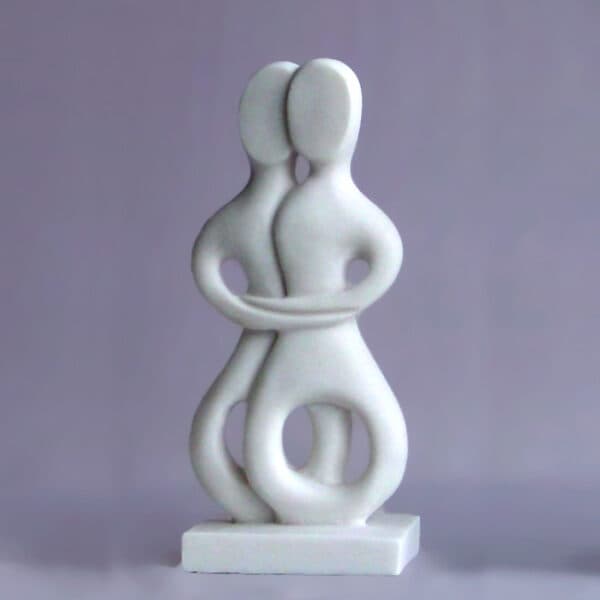 Cycladic Couple Embrace